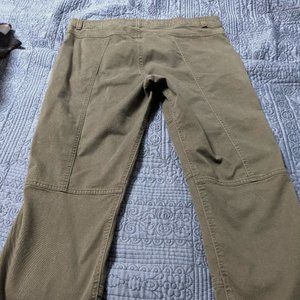 Banana Republic cotton pants with zipper ankles